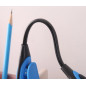 Lampka LED klips niebieska Zd20c EAN: 5907621829643 - idealne oświetlenie do biura i na stół.