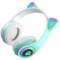 Słuchawki Bluetooth 5.0 Zs7d LED Turkusowe - EAN: 5907621828059