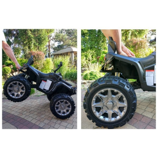 Quad na akumulator bdm0906 pompowane koła  zielony