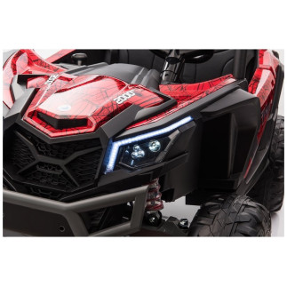 Auto na akumulator buggy utv-mx czerwony spider lakier