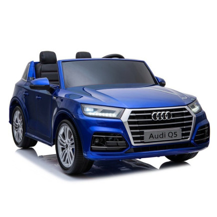 Pojazd na akumulator nowe audi q5 2-osobowe niebieskie lakierowane
