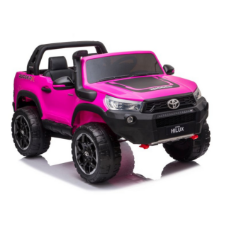 Auto na akumulator toyota hilux różowy