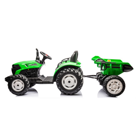 Traktor Akumulatorowy HC-306 z Przyczepą Jasnozielony 24V EAN: 5905991061335