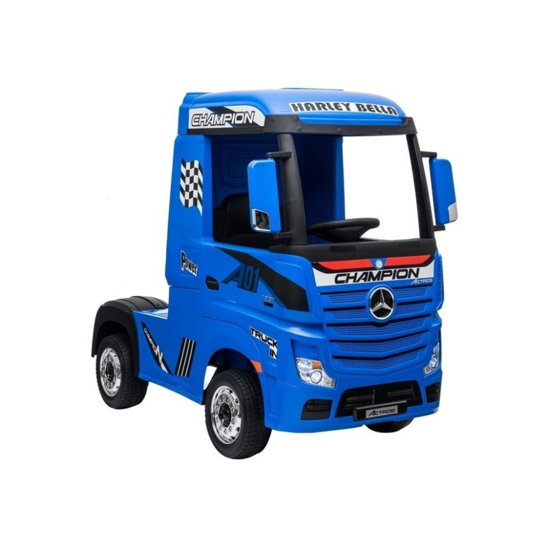 Bateriowy samochód Mercedes Actros niebieski - EAN: 5907625583244