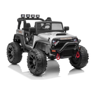 Auto na akumulator jeep jc666 srebrny lakierowany