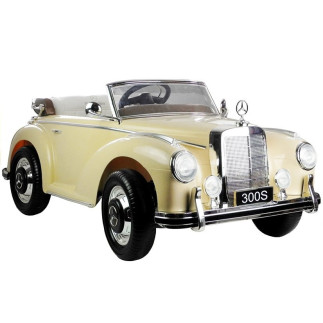 Auto na akumulator mercedes 300s beżowy
