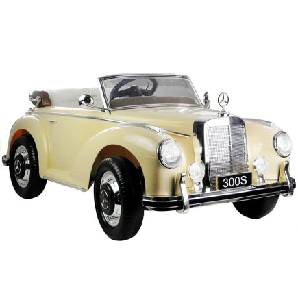 Auto na akumulator mercedes 300s beżowy