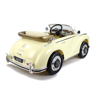 Auto na akumulator mercedes 300s beżowy