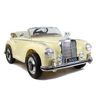Auto na akumulator mercedes 300s beżowy