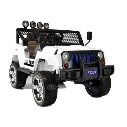 Auto na akumulator s2388 jeep biały 4x45w