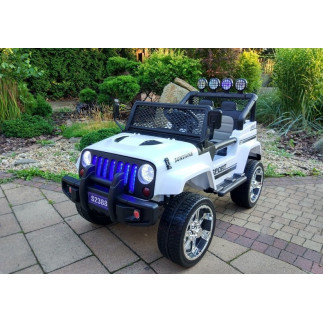 Auto na akumulator s2388 jeep biały 4x45w