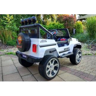 Auto na akumulator s2388 jeep biały 4x45w