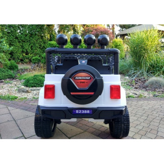 Auto na akumulator s2388 jeep biały 4x45w
