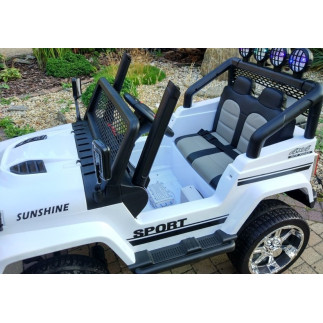Auto na akumulator s2388 jeep biały 4x45w