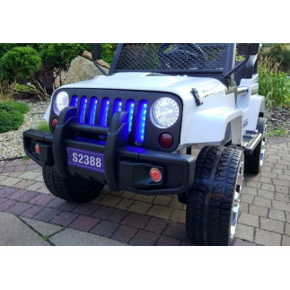 Auto na akumulator s2388 jeep biały 4x45w