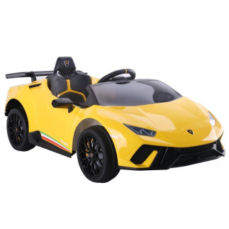 Auto na akumulator lamborghini huracan żółte