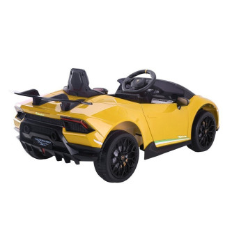 Auto na akumulator lamborghini huracan żółte