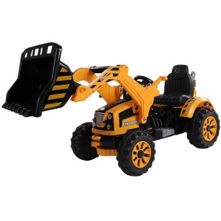 Traktor na akumulator z łyżką koparka pomarańczowy EAN: 5908275995807