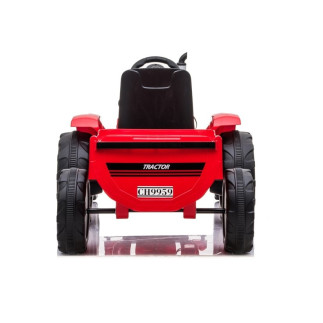 Traktor na akumulator z przyczepą ch9959 czerwony