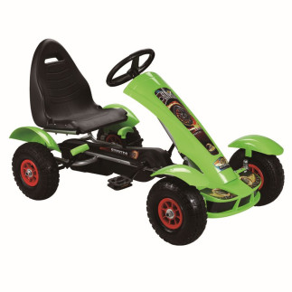Gokart na pedały f618 zielony