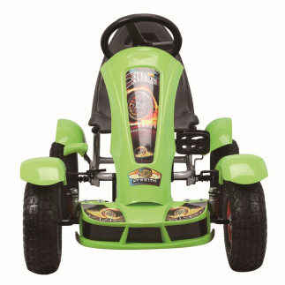 Gokart na pedały f618 zielony