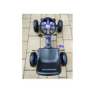Gokart  niebieski a-15 pompowane koła