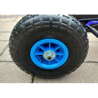 Gokart  niebieski a-15 pompowane koła