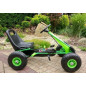 Gokart Zielony A-15 z Pompowanymi Kołami - EAN: 5907625589901 Gokart Zielony A-15 z Pompowanymi Kołami - EAN: 5907625589901