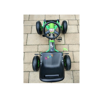 Gokart zielony a-15 pompowane koła