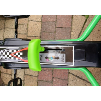 Gokart zielony a-15 pompowane koła