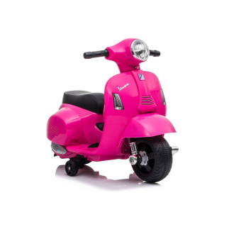 Skuter na akumulator vespa gts 300 mini różowy