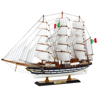 Model kolekcjonerski dekoracyjny statek żaglowiec Amerigo Vespucci 64x46cm EAN: 5905991049425