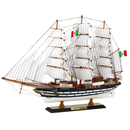 Model kolekcjonerski dekoracyjny statek żaglowiec Amerigo Vespucci 64x46cm EAN: 5905991049425