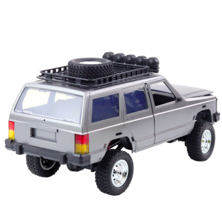 Samochód terenowy mn78 zdalnie sterowany rc napęd 4x4 srebrny 1:12