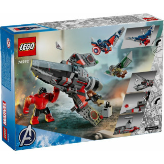 Lego 76292 super heroes kapitan ameryka kontra czerwony hulk - bitwa