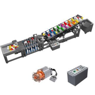 Klocki konstrukcyjne Tor na kulki z silnikiem elektrycznym 1281 el. EAN: 5905991072638