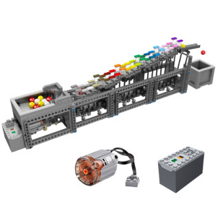 Klocki Konstrukcyjne Tor na Kulki z Silnikiem Elektrycznym 1038 el. EAN: 5905991072614
