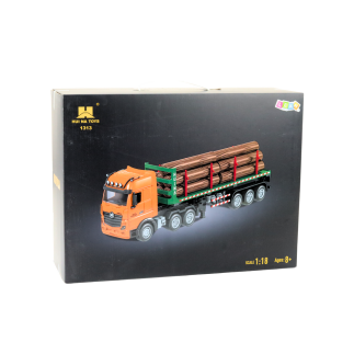 Ciężarówka transporter drewna zdalnie sterowany rc huina 1:18