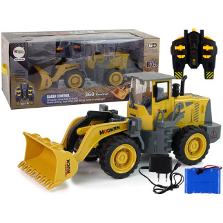 Ogromna koparka ładowarka r/c led zdalnie sterowana akumulator