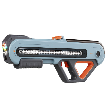 Duży Pistolet Karabin W12 Elektryczny na Wodę LED Szary 60 cm - EAN: 5905991054269
