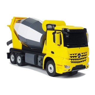 Auto r/c mercedes-benz arocs rastar 1:14 żółte na pilota
