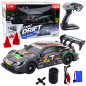Samochód wyścigowy RC do driftu czarny karbon 30km/h 1:16 EAN: 5905991052715