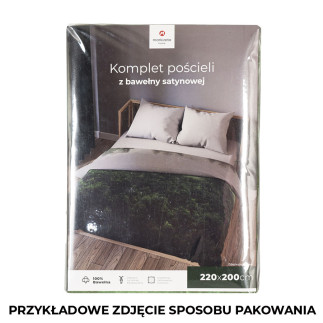 Forest komplet pościeli z bawełny satynowej 220x200cm