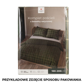 Jamila komplet pościeli z bawełny satynowej 220x200cm