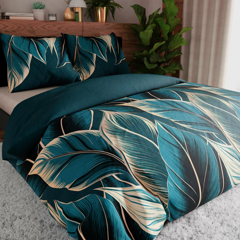 Levi Komplet Pościeli z Bawełny Satynowej 220x200cm EAN: 5906450929357