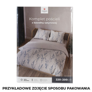 Sela komplet pościeli z bawełny satynowej 220x200cm