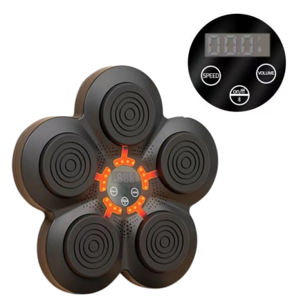 Muzyczna maszyna do boksu plansza na ścianę bluetooth światła led