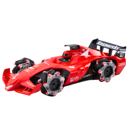 Wyścigowe auto RC z efektem dymu 2.4G - czerwona - EAN: 5905991050278