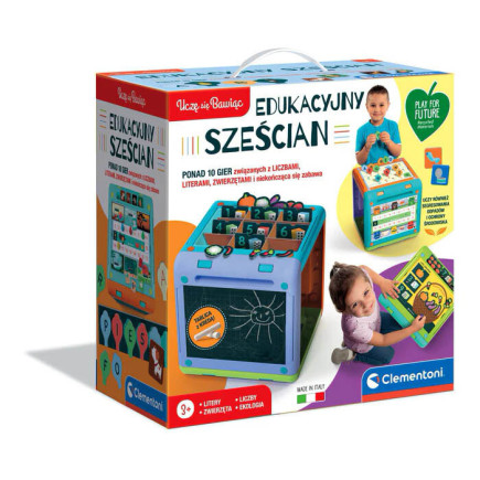Edukacyjny sześcian uczę się bawiąc clementoni 50695