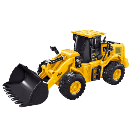 Koparka buldożer zdalnie sterowany RC 2.4G - żółta, EAN: 5905991050438